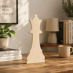 chess piece wooden ornament blank