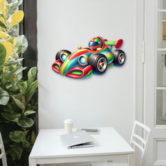 removable 3d mdf race car cutouts for young auto enthusiasts
