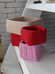 American Elm 2 Pack Square Crochet Basket Bottoms MDF Wood Bases for DIY Storage Baskets & Craft Projects Weaving Supplies