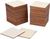 Stacks of wooden boards on a white background