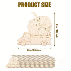 wooden pumpkin carriage craft kit