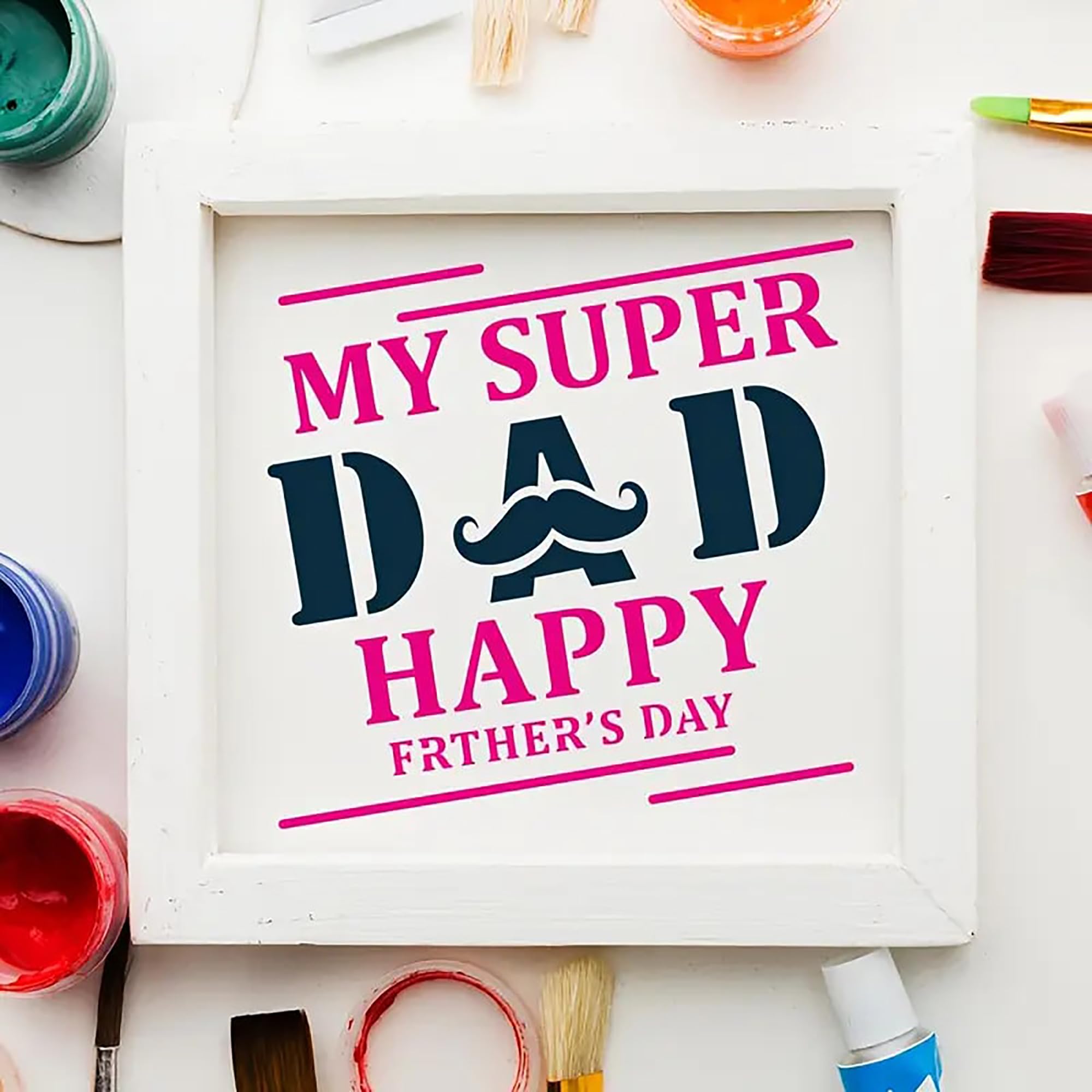 reusable large dads craft stencils