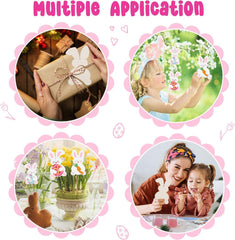 Collage of images showing various applications of a product, including gift wrapping, outdoor activities, and family moments.