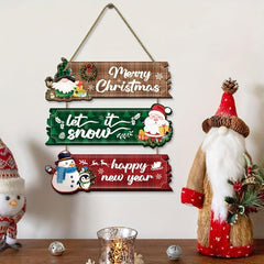 Christmas home entrance hanging decoration