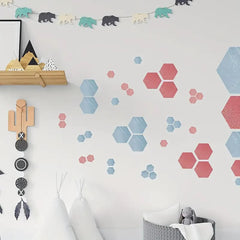 honeycomb pattern stencil kit
