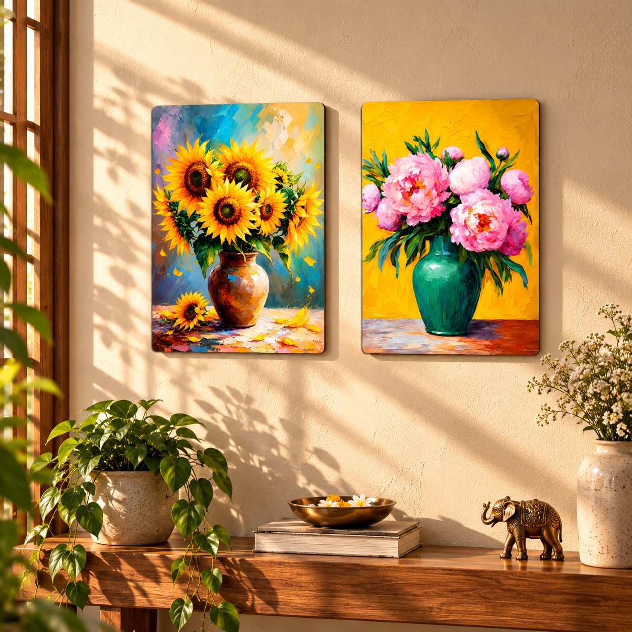 sunflower flower wall art for home decoration