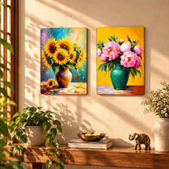 sunflower flower wall art for home decoration