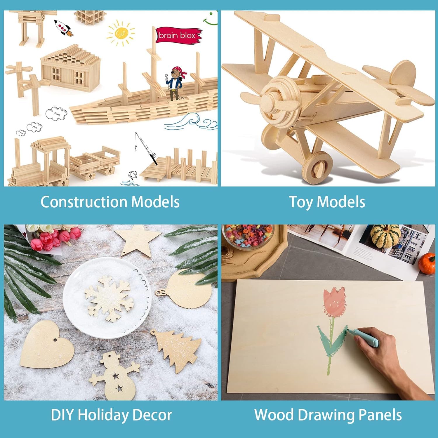 mdf square cutouts 5 inch