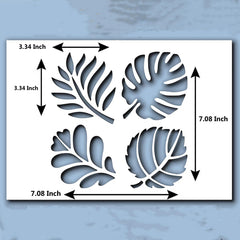 leaf stencil reusable