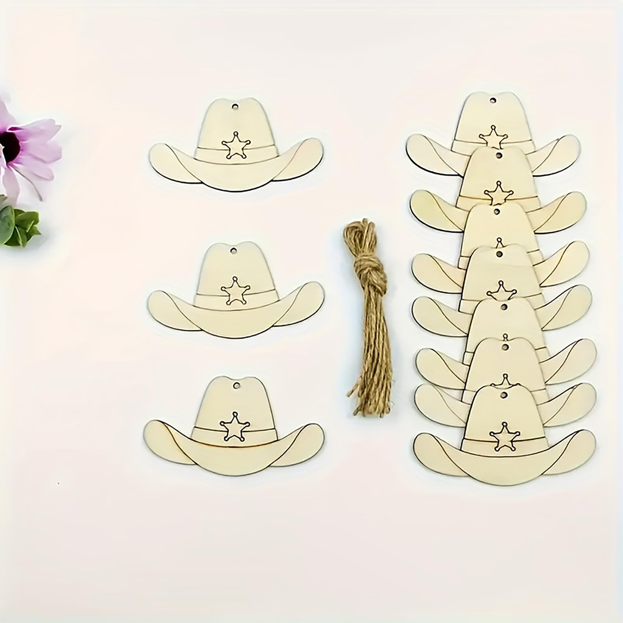 rustic wooden cowboy hat blanks
