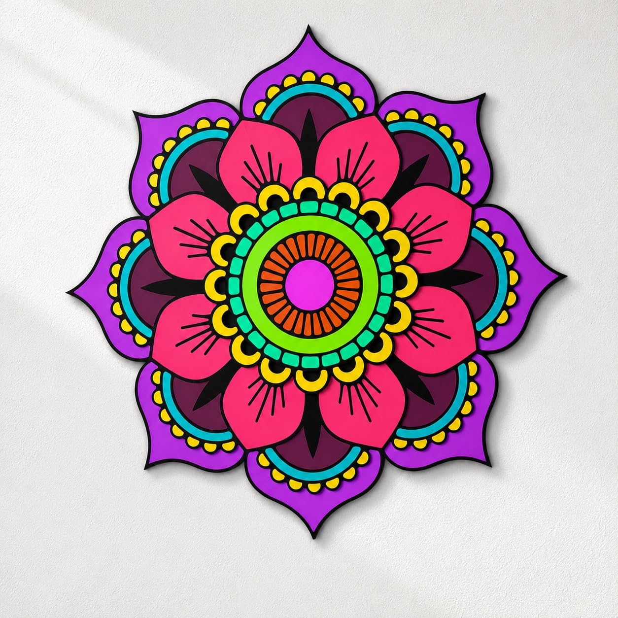 pink mandala wall hanging for home