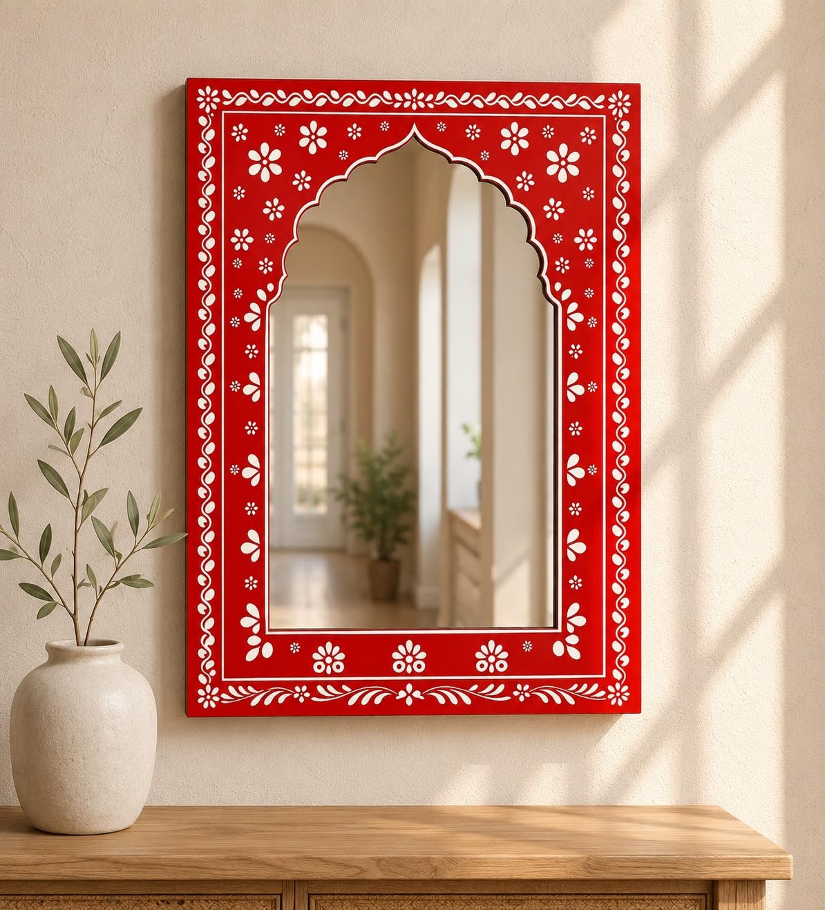 hallway mirror wall art
