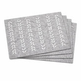 chevron pattern rectangle table mats