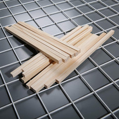 Whittlewud Square unfinished Wooden Dowel Sticks for Crafts and DIY Pine Dowel Rod
