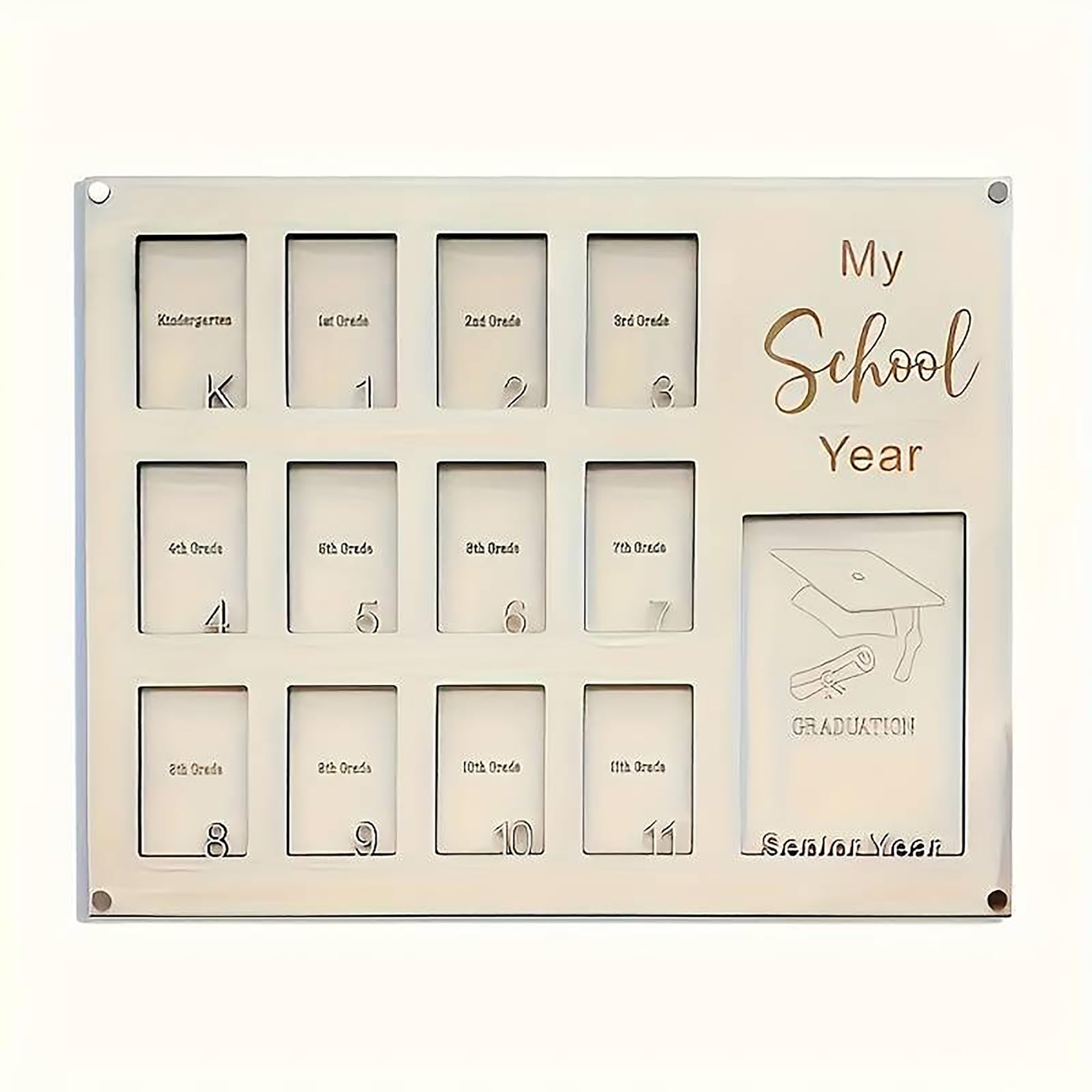 my first school years photo frame
