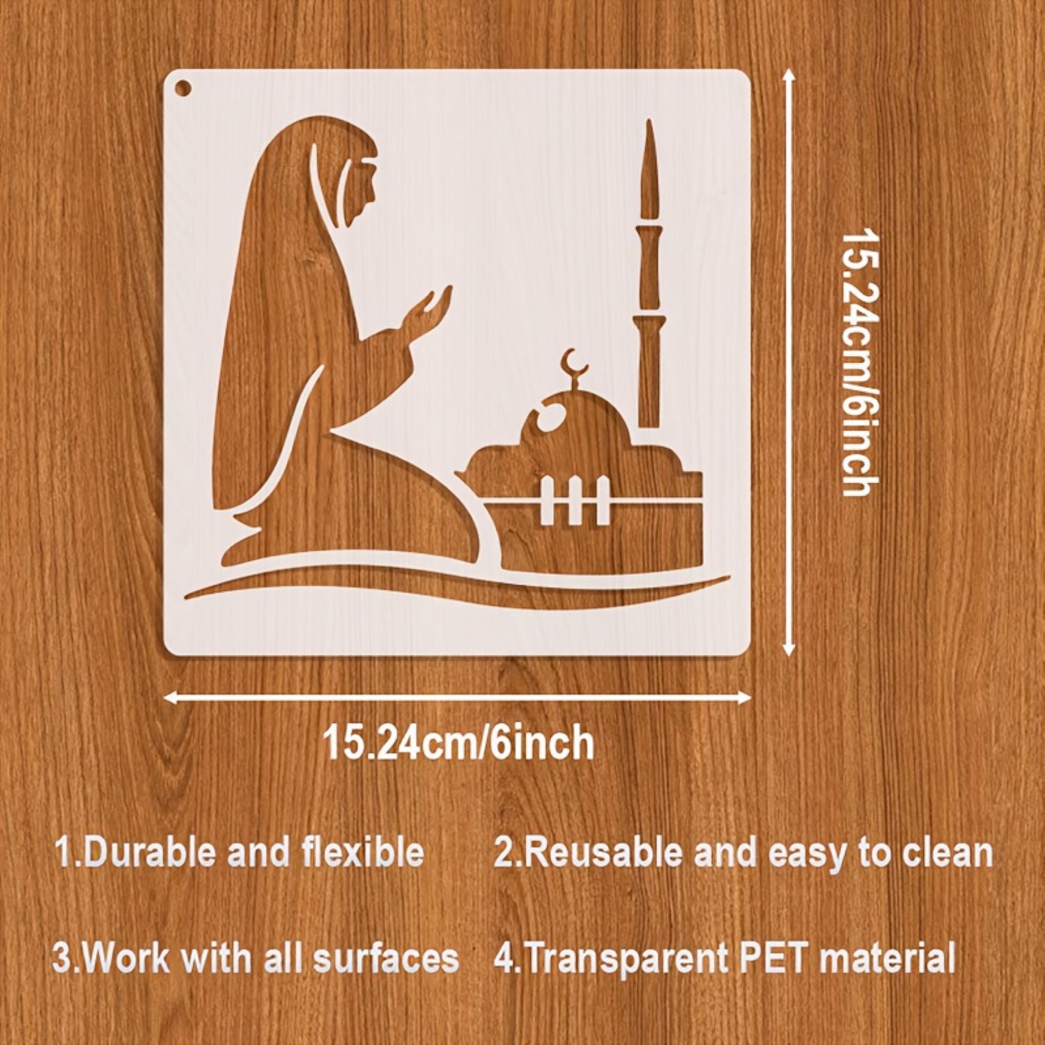 eid wall painting stencil templates