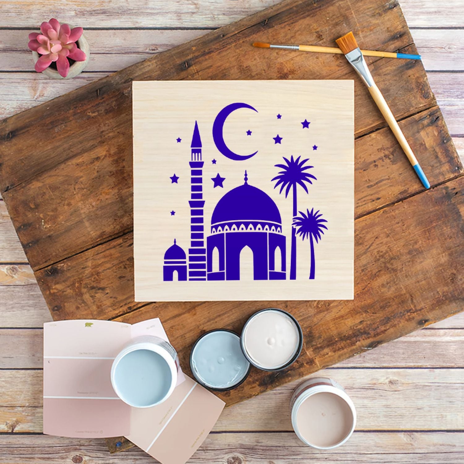 islamic art stencils for home decor