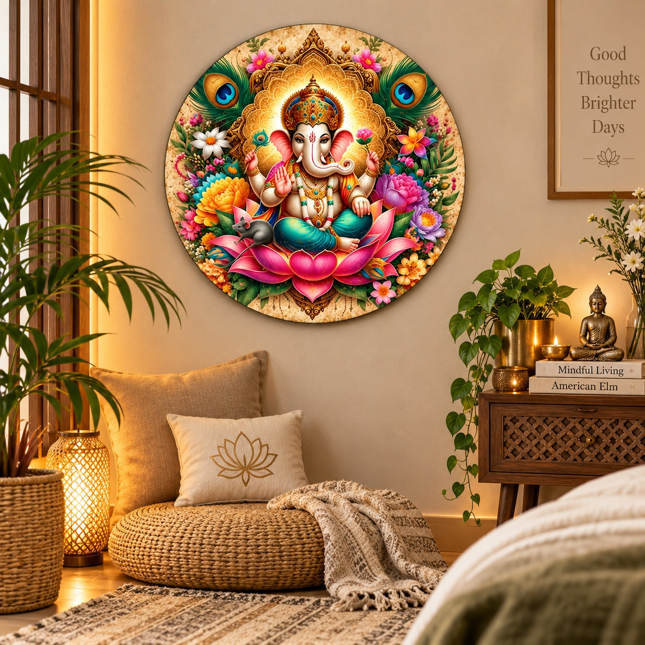 ganesh ji wall hanging for pooja room