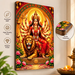 Maa Durga wall art for pooja room