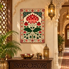 Decorative Lotus Wall Hanging