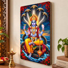 God wall painting for temple room at home