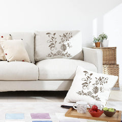 botanical stencil for canvas art