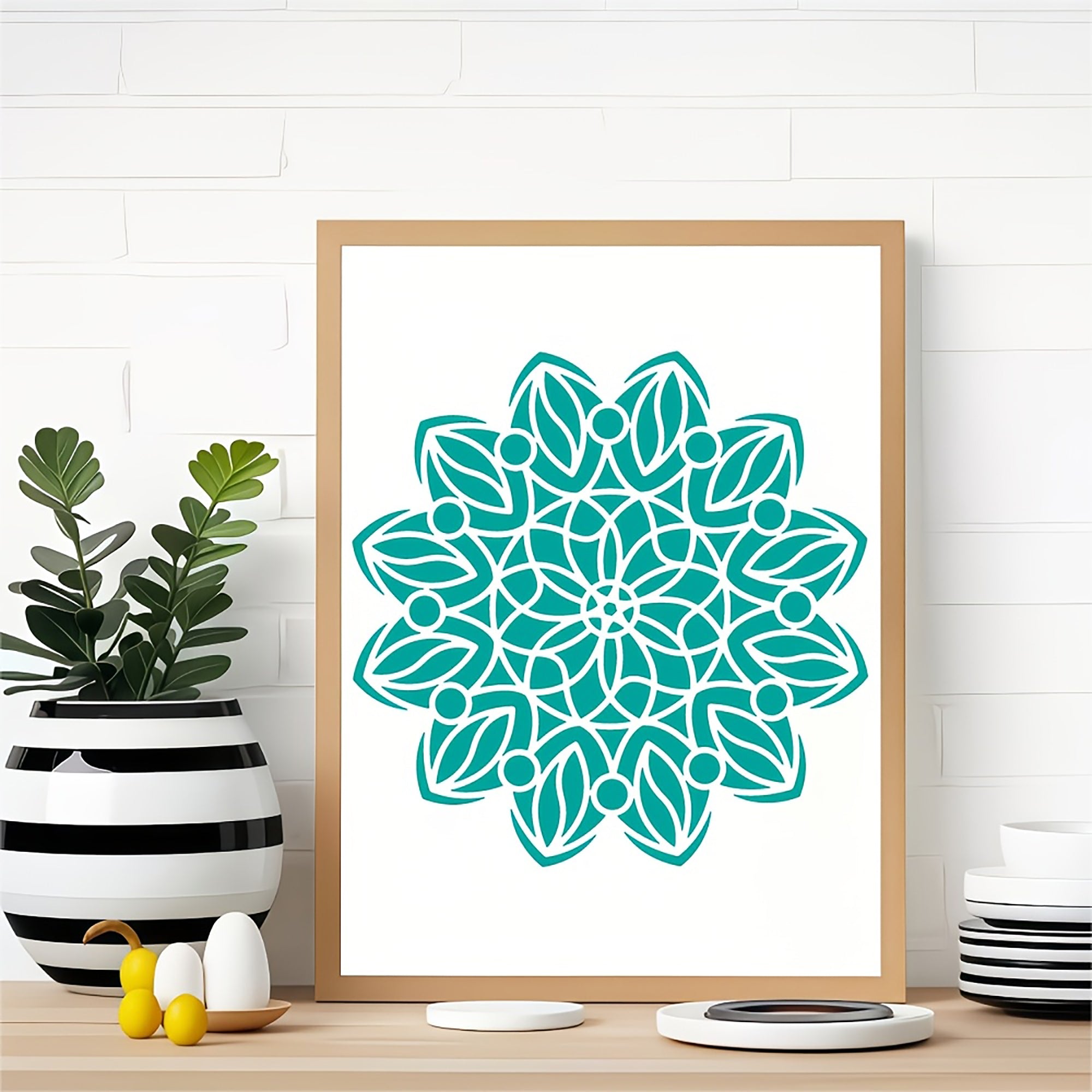 flower pattern stencil for fabric paper and crafts