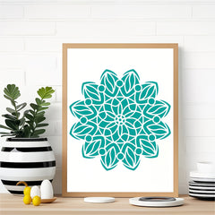 flower pattern stencil for fabric paper and crafts