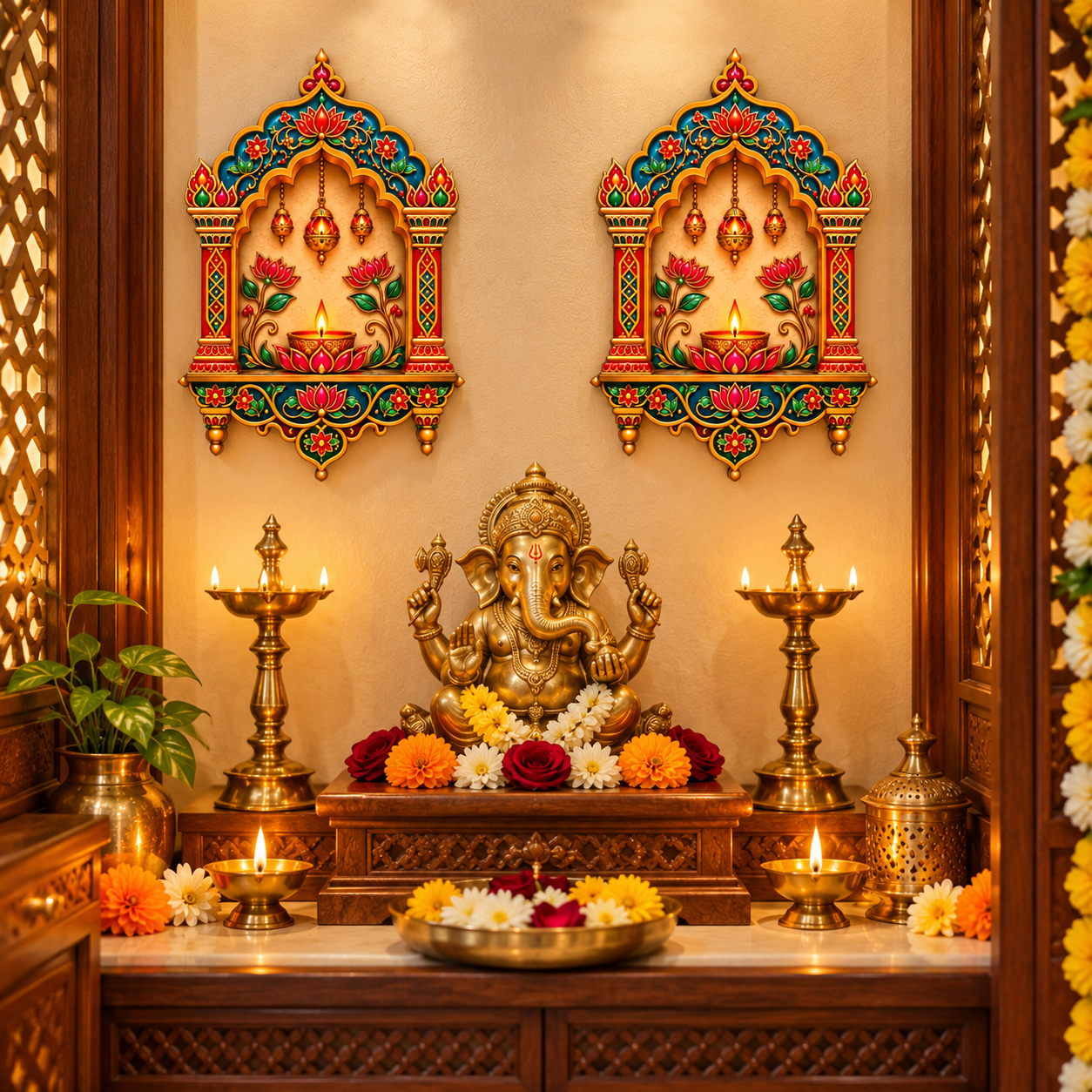 Indian heritage style wall art for home