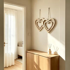 wooden heart craft base for acrylic painting