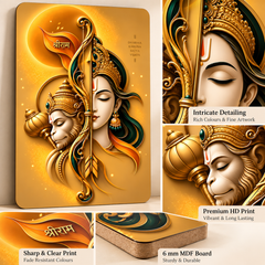 Hindu mythology wall art for living room decoration
