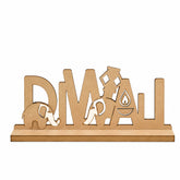 elephant shape mdf wooden candle holder for diwali