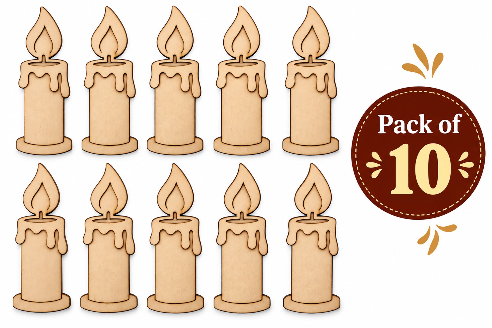 wooden candle blanks for handmade crafts