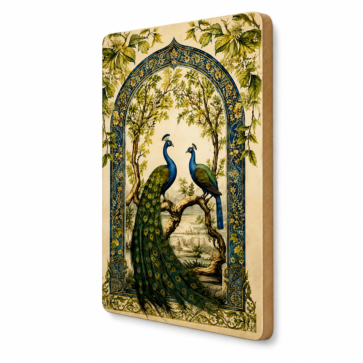 traditional Indian wall decor peacock