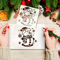 christmas diy art template
