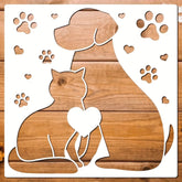 pet stencil for wall painting