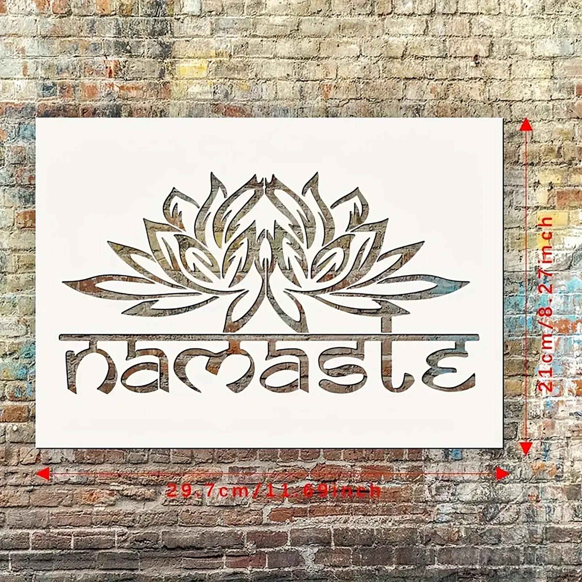 durable reusable painting stencil for wood wall art