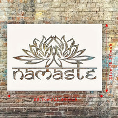 durable reusable painting stencil for wood wall art