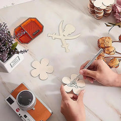 pirate themed wooden crossed sword shapes for scrapbooking