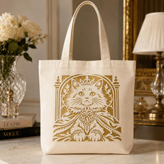 Royal King Cat PET Painting Stencil for DIY Art & Craft, Cat Template for Wall, Wood, Canvas, Furniture & Fabric, , Cliths