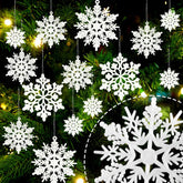 White Snowflake Ornaments