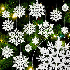 White Snowflake Ornaments