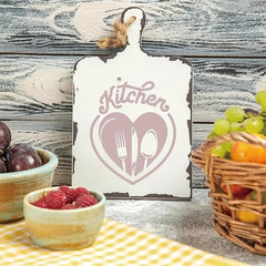 reusable diy kitchen decor stencil