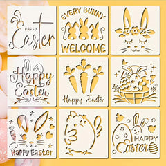 happy easter stencil easter egg stencil bunny stencil easter egg design plastic stencils stencil for card making fabric painting stencils for clothes