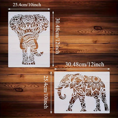 reusable stencil for acrylic painting mandala