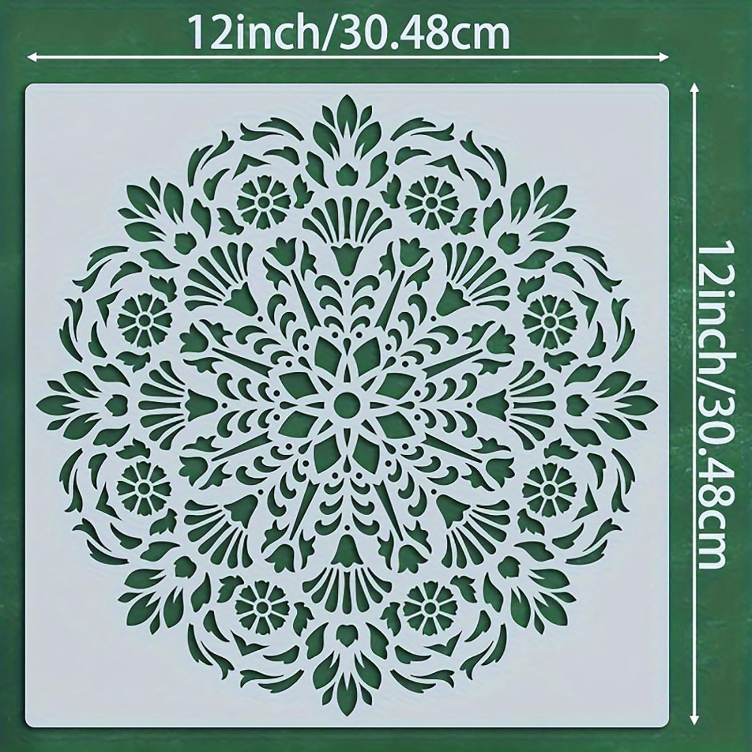 diy stencil for rangoli pattern design