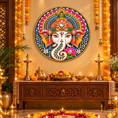 Hindu god wall decor for pooja room