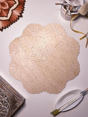 American Elm Stress-Relief Mandala Board Laser-Cut Coloring Art DIY Wall Decor & Art Therapy Good MDF Craft