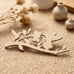 wooden floral cutouts for handmade crafts