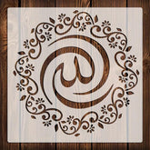 allah stencil for wall painting reusable islamic calligraphy stencil mandala stencil for home decor